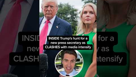 INSIDE Trump’s hunt for a new press secretary as CLASHES with media intensify