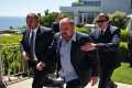 Security detail stops alleged