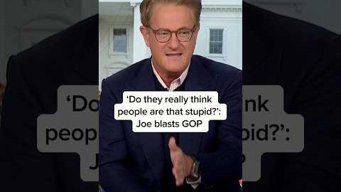 ‘Do they really think people are that stupid?’: Joe blasts GOP