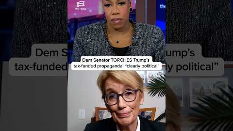 Dem Senator TORCHES Trump's tax-funded propaganda: 'clearly political'
