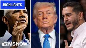 9 days to midterms: Trump attacks on El-Sayed, Obama's rally RETURN | MS NOW Highlights