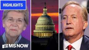 24 days to midterms: GOP shifts resources, NEW Paxton audio is released | MS NOW Highlights