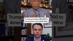 Trump Promises $5,000 to Americans if GOP Wins