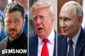 Trump ATTACKS Zelensky as he receives 